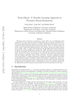 Trans-Glasso: A Transfer Learning Approach to Precision Matrix Estimation