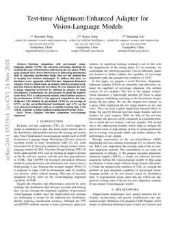 Test-time Alignment-Enhanced Adapter for Vision-Language Models