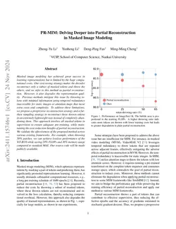 PR-MIM: Delving Deeper into Partial Reconstruction in Masked Image
  Modeling