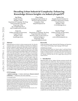 Decoding Urban Industrial Complexity: Enhancing Knowledge-Driven
  Insights via IndustryScopeGPT