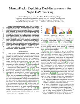 MambaTrack: Exploiting Dual-Enhancement for Night UAV Tracking