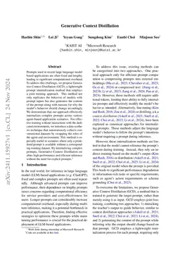 Generative Prompt Internalization