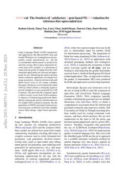 SAGEval: The frontiers of Satisfactory Agent based NLG Evaluation for
  reference-free open-ended text