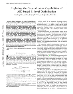 Exploring the Generalization Capabilities of AID-based Bi-level
  Optimization