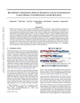 BlendServe: Optimizing Offline Inference for Auto-regressive Large
  Models with Resource-aware Batching