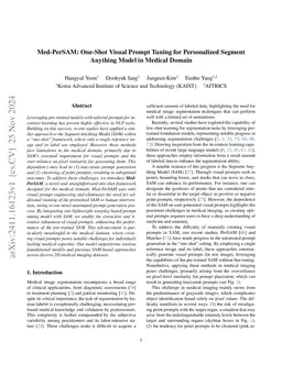 Med-PerSAM: One-Shot Visual Prompt Tuning for Personalized Segment
  Anything Model in Medical Domain