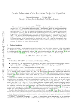 On the Robustness of the Successive Projection Algorithm