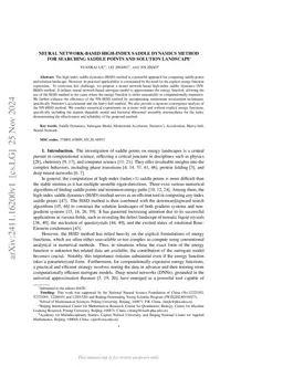 Neural Network-based High-index Saddle Dynamics Method for Searching
  Saddle Points and Solution Landscape