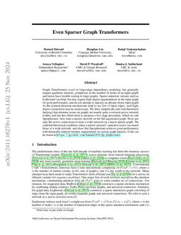 Even Sparser Graph Transformers