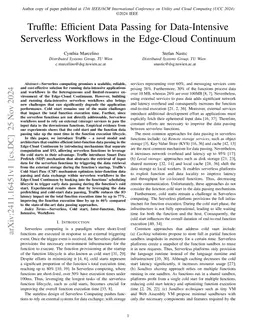 Truffle: Efficient Data Passing for Data-Intensive Serverless Workflows
  in the Edge-Cloud Continuum