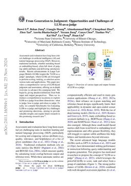 From Generation to Judgment: Opportunities and Challenges of LLM-as-a-judge