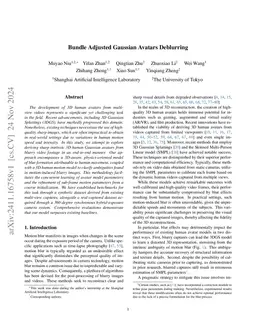 Bundle Adjusted Gaussian Avatars Deblurring