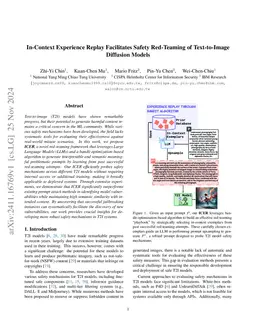 In-Context Experience Replay Facilitates Safety Red-Teaming of Text-to-Image Diffusion Models