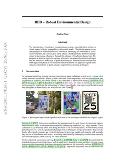 RED: Robust Environmental Design