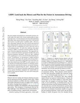 LHPF: Look back the History and Plan for the Future in Autonomous
  Driving