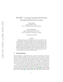 SIL-RRT*: Learning Sampling Distribution through Self Imitation Learning