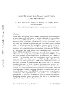 Knowledge-aware Evolutionary Graph Neural Architecture Search