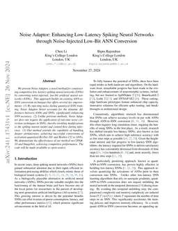 Noise Adaptor: Enhancing Low-Latency Spiking Neural Networks through
  Noise-Injected Low-Bit ANN Conversion