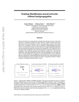 Training Hamiltonian neural networks without backpropagation