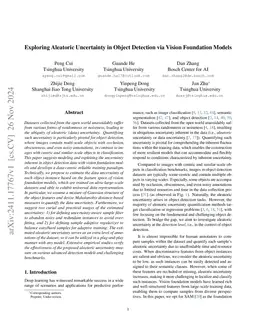 Exploring Aleatoric Uncertainty in Object Detection via Vision
  Foundation Models