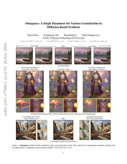Omegance: A Single Parameter for Various Granularities in Diffusion-Based Synthesis
