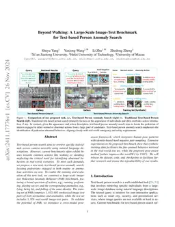 Beyond Walking: A Large-Scale Image-Text Benchmark for Text-based Person Anomaly Search