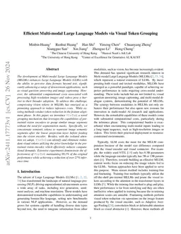 Efficient Multi-modal Large Language Models via Visual Token Grouping