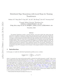 Distributed Sign Momentum with Local Steps for Training Transformers
