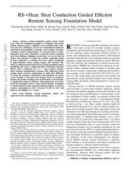 RS-vHeat: Heat Conduction Guided Efficient Remote Sensing Foundation Model