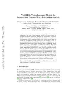 VLM-HOI: Vision Language Models for Interpretable Human-Object
  Interaction Analysis