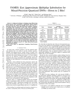 FAMES: Fast Approximate Multiplier Substitution for Mixed-Precision Quantized DNNs--Down to 2 Bits!