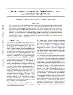 MiniKV: Pushing the Limits of LLM Inference via 2-Bit Layer-Discriminative KV Cache