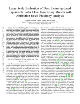 Large Scale Evaluation of Deep Learning-based Explainable Solar Flare
  Forecasting Models with Attribution-based Proximity Analysis