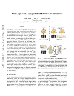 When Large Vision-Language Models Meet Person Re-Identification