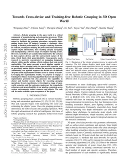3D-CDRGP: Towards Cross-Device Robotic Grasping Policy in 3D Open World