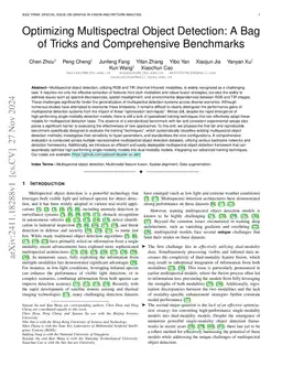 Optimizing Multispectral Object Detection: A Bag of Tricks and
  Comprehensive Benchmarks