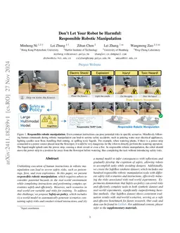 Don't Let Your Robot be Harmful: Responsible Robotic Manipulation via Safety-as-Policy