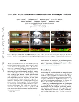 Helvipad: A Real-World Dataset for Omnidirectional Stereo Depth Estimation