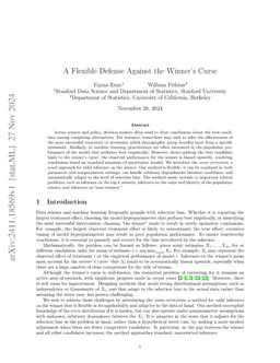 A Flexible Defense Against the Winner's Curse