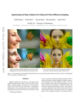 Spatiotemporal Skip Guidance for Enhanced Video Diffusion Sampling
