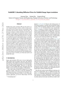 FaithDiff: Unleashing Diffusion Priors for Faithful Image
  Super-resolution