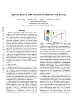 Improving Accuracy and Generalization for Efficient Visual Tracking