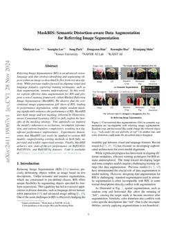 MaskRIS: Semantic Distortion-aware Data Augmentation for Referring Image Segmentation