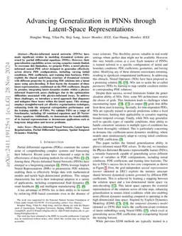 Advancing Generalization in PINNs through Latent-Space Representations