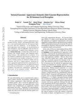 InstanceGaussian: Appearance-Semantic Joint Gaussian Representation for 3D Instance-Level Perception