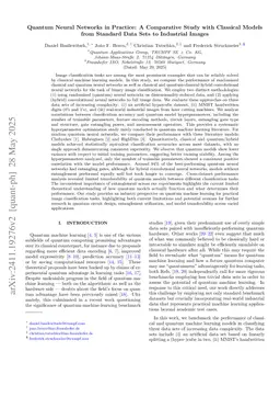 Quantum Neural Networks in Practice: A Comparative Study with Classical Models from Standard Data Sets to Industrial Images