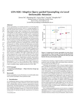 LDA-AQU: Adaptive Query-guided Upsampling via Local Deformable Attention