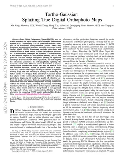 Tortho-Gaussian: Splatting True Digital Orthophoto Maps