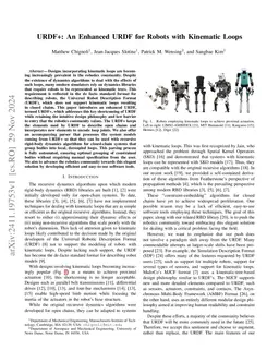 URDF+: An Enhanced URDF for Robots with Kinematic Loops