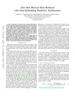 Zero-shot Musical Stem Retrieval with Joint-Embedding Predictive Architectures